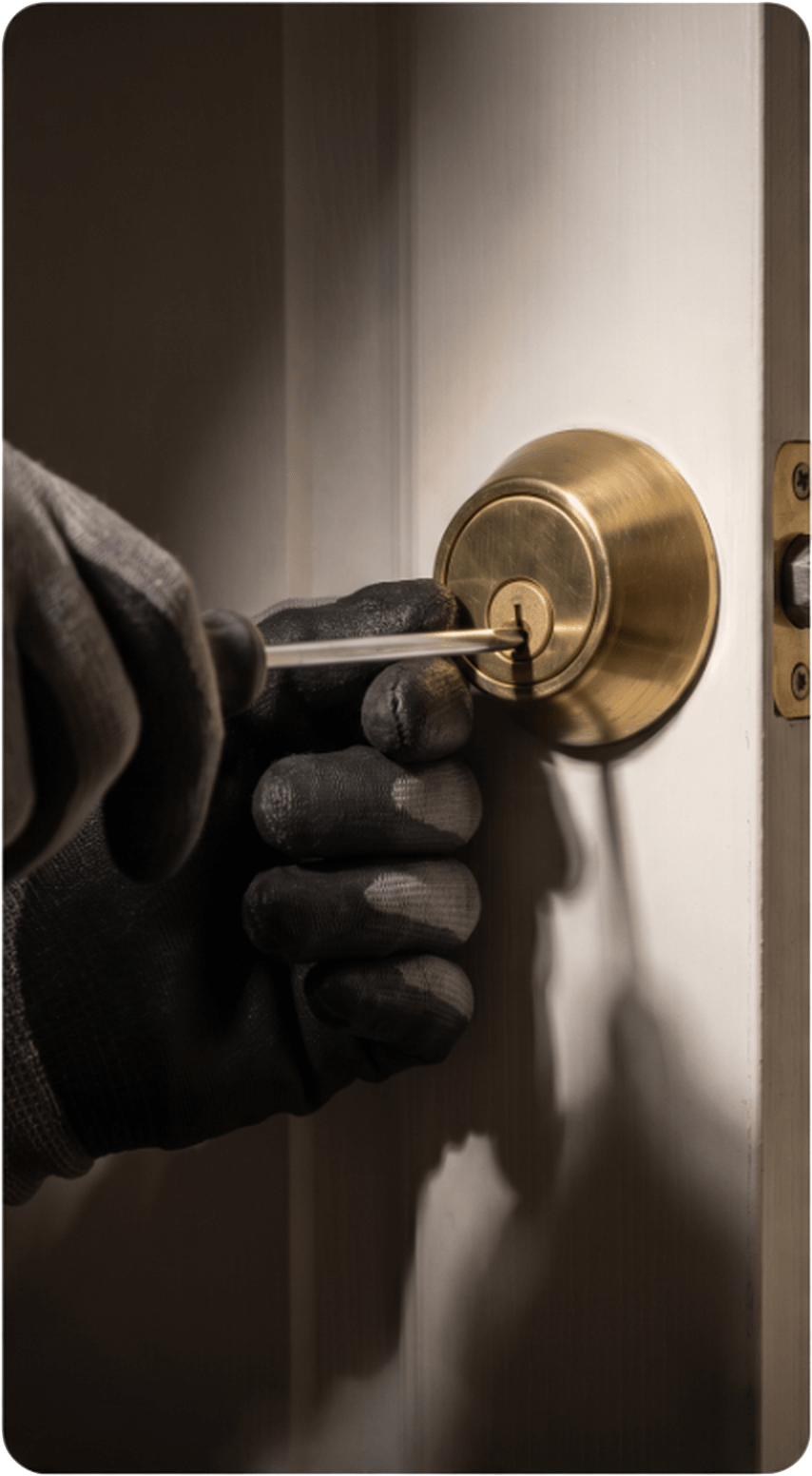 Door lock installation